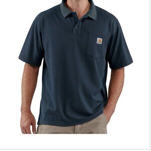 Bundle of 3 Men’s Carhartt Loose Fit Pocket polo shirts size 2XL